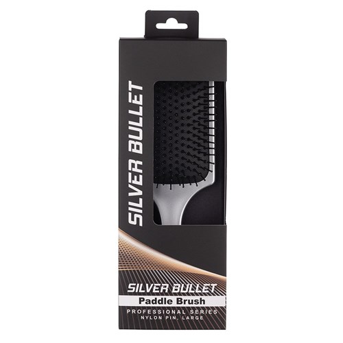 Silver Bullet Nylon Pin Paddle Brush Large