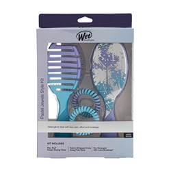 WetBrush Pro Pastel Jewel Detangling Kit