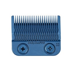 BaBylissPRO Replacement Hair Clipper Blue Titanium MIM Fade Blade FX8022BL