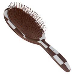 FRAMAR BROWN CHECKED DETANGLER FB-DT-COTCHOC