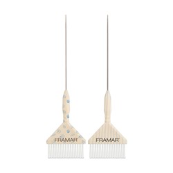 Framar Big Daddy Pintail Brush 2pk Beach Bum