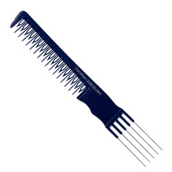 Dateline Professional Blue Celcon 3839 Metal Teasing Comb - 21cm