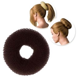 Dress Me Up Hair Donut Brown - Medium, Regular