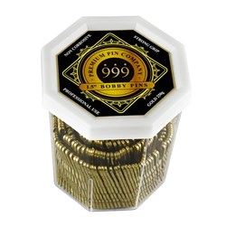 Premium Pin Company 999 Bobby Pins 1 1/2" - Gold