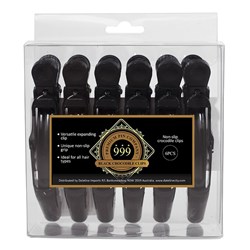 Premium Pin Company 999 Crocodile Clips - Black, 6pc
