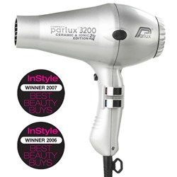 Parlux 3200 Ionic Ceramic Compact Hair Dryer Silver
