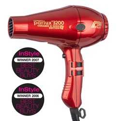 Parlux 3200 Ionic Ceramic Compact Hair Dryer Red