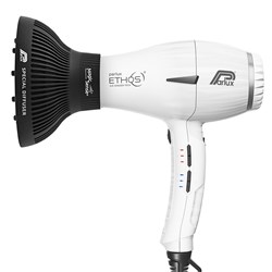 Parlux Ethos Hair Dryer and Diffuser White