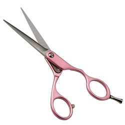 Iceman 5.5" Cool Pink Scissors - Hand Honed Blades