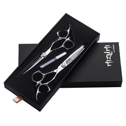 Iceman Mizumi Katani 5.5” Hairdressing Scissors Thinner Set Silver