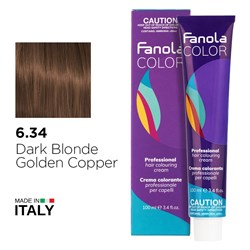 FANOLA 6.34 DARK BLONDE GOLD 1056278 COPPER COLOUR 100ml