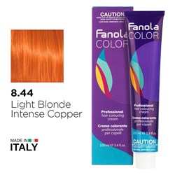 Fanola Color Hair Colour 8.44 Light Blonde Intense Copper