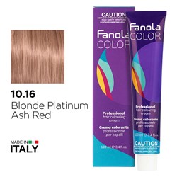 FANOLA 10.16 BLND PLAT ASH RED 1076198 BLONDE PLATINUM ASH RED COLOUR 100ml