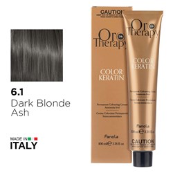 ORO 6.1 KERATIN DARK ASH BLOND 1056326 COLOUR 100ML FANOLA