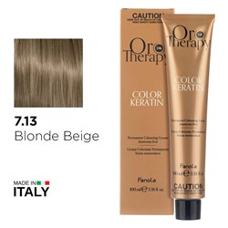 ORO 7.13 KERATIN BLONDE BEIGE 1056332 COLOUR 100ML FANOLA