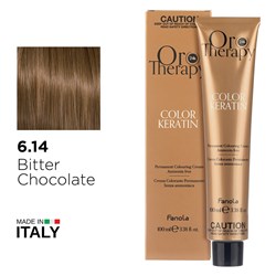 ORO 6.14 KERATIN BITTER CHOCOL 1056337 CHOCOLATE 100ML FANOLA