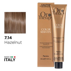 ORO 7.14 KERATIN HAZELNUT 1056338 COLOUR 100ML FANOLA