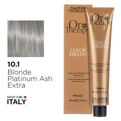 ORO 10.1 KERATIN EXTRA BND PLT 1056370 BLONDE PLATINUM ASH EXTRA COLOUR 100ML FANOLA