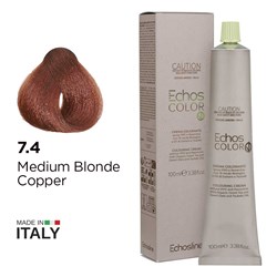 Echos Color Vegan Hair Colour 7.4 Medium Blonde Copper