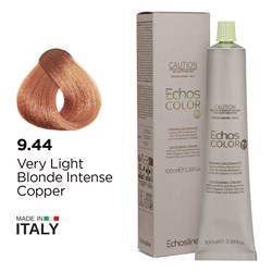 Echos Color Vegan Hair Colour 9.44 Very Light Blonde Intense Copper