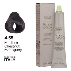 Echos Color Vegan Hair Colour 4.55 Medium Chestnut Mahogany