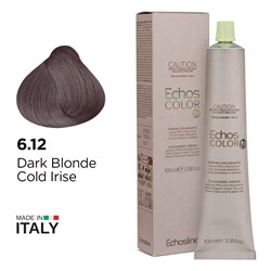 Echos Color Vegan Hair Colour 6.12 Dark Blonde Cold Irise