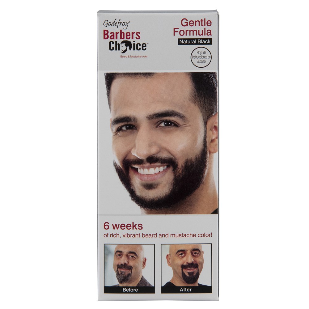 Godefroy Beard and Moustache Colour Natural Black - Salon Saver
