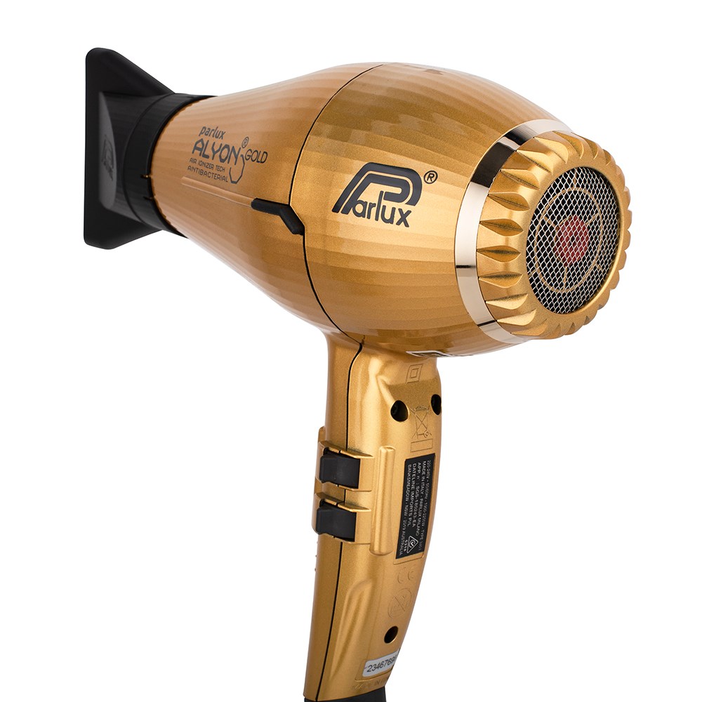 Parlux Alyon Air Ionizer Tech Eco Friendly Gold - Hairdryer with