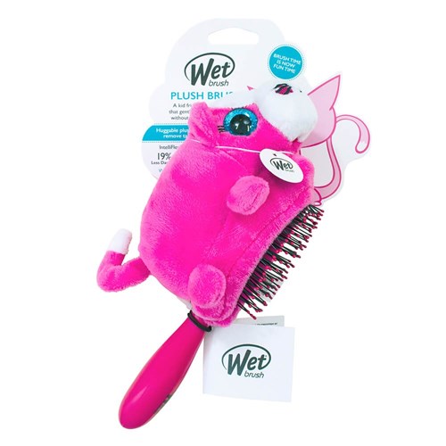 WetBrush Plush Detangling Hair Brush Kitty for kids