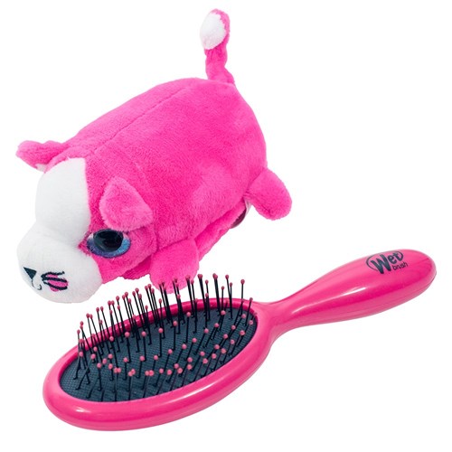 WetBrush Plush Brush Detangling Hair Brush Kitty side view