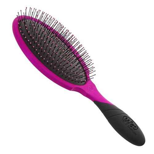WetBrush Pro Backbar Detangler Hair Brush Purple