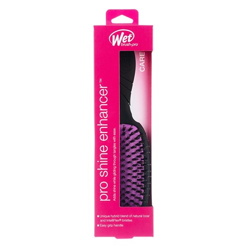 WetBrush Pro Shine Enhancer Hair Brush Black