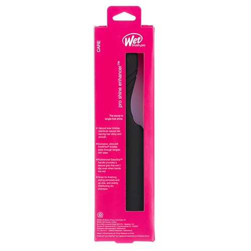 WetBrush Pro Shine Enhancer Hair Brush Black