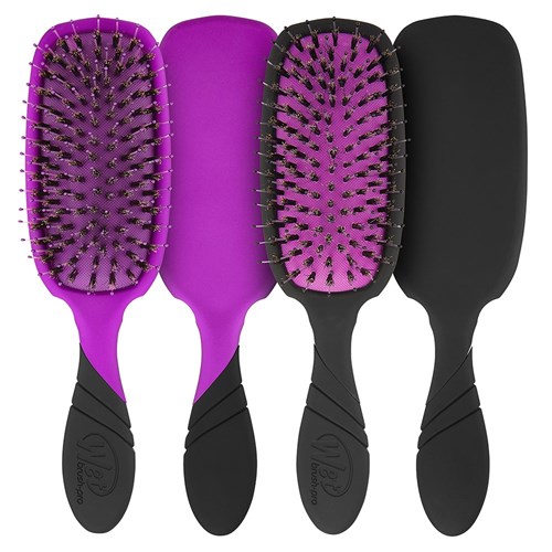 WetBrush Pro Shine Enhancer Hair Brush Black