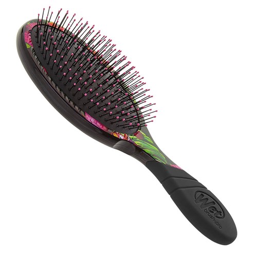 WetBrush Pro Detangler Hair Brush Neon Tropics Black