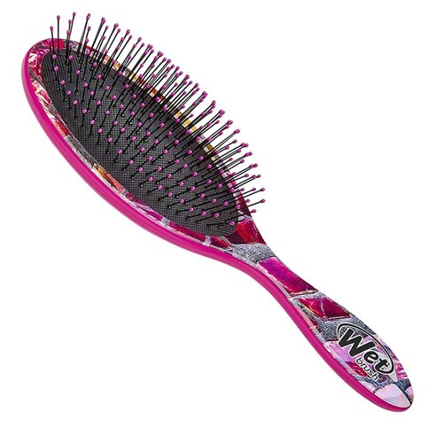WetBrush Magic Garden Detangler Hair Brush Pink Slate