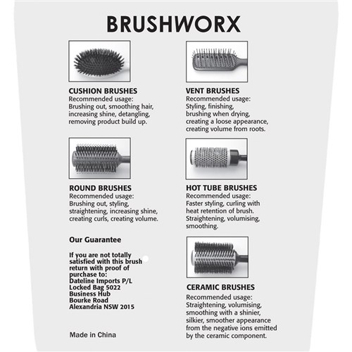 Brushworx Keratin 230 Hot Tube Hair Brush - Medium