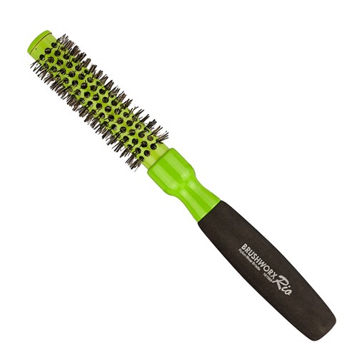 Brushworx Rio Green Small  Ceramic Hot Tube Hair Brush