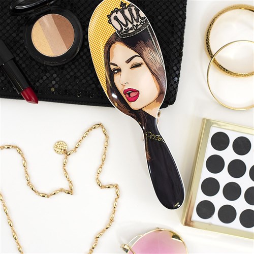 Brushworx Artists and Models Cushion Hair Brush Queen of High Maintenance