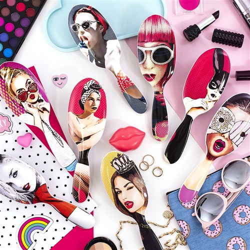 Brushworx Artists and Models Cushion Hair Brush Queen of High Maintenance