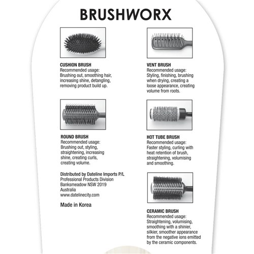 Brushworx Bling Hot Tube Hair Brush-Small