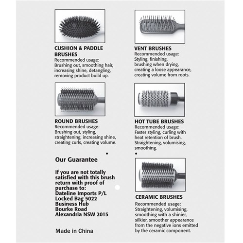 Brushworx Planet Bamboo Porcupine Radial Brush - Large