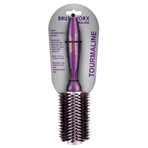 Brushworx Tourmaline Porcupine Radial Hair Brush - Medium
