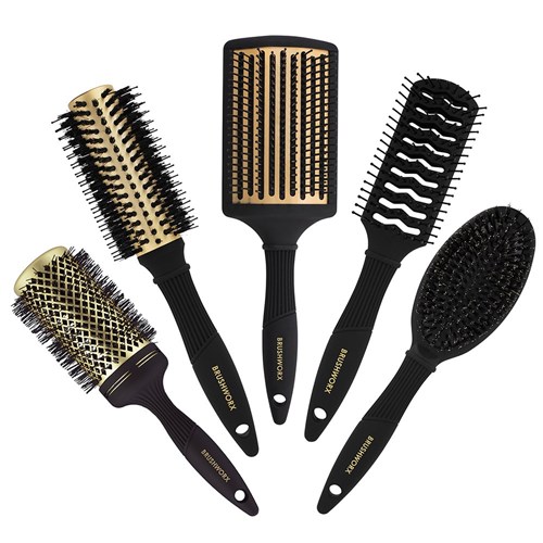 Brushworx Gold Radial Hair Brush Small