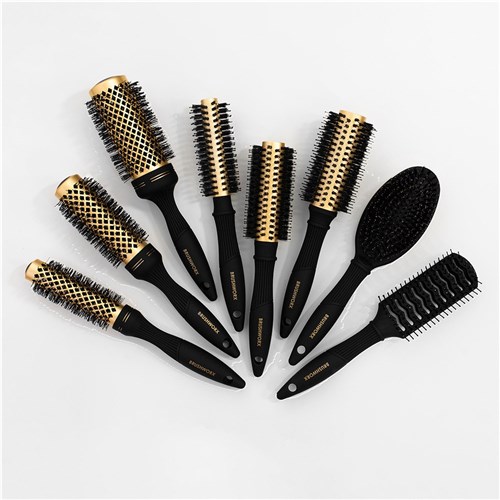 Brushworx Gold Radial Hair Brush Small