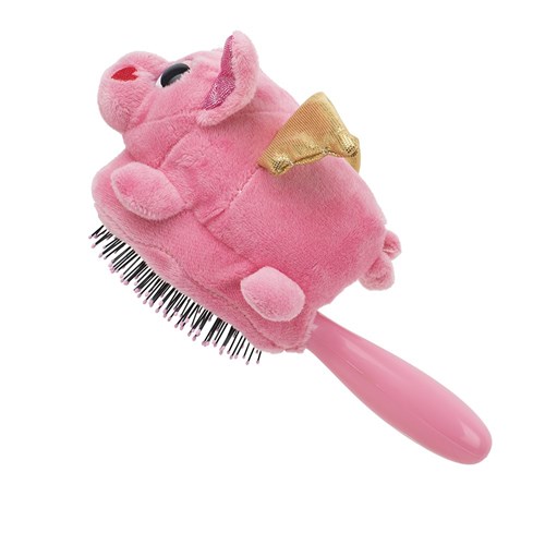 WetBrush Plush Brush Detangling Hair Brush Flying Pig