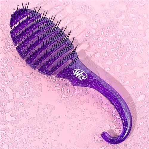 WetBrush Shower Detangler Purple Glitter