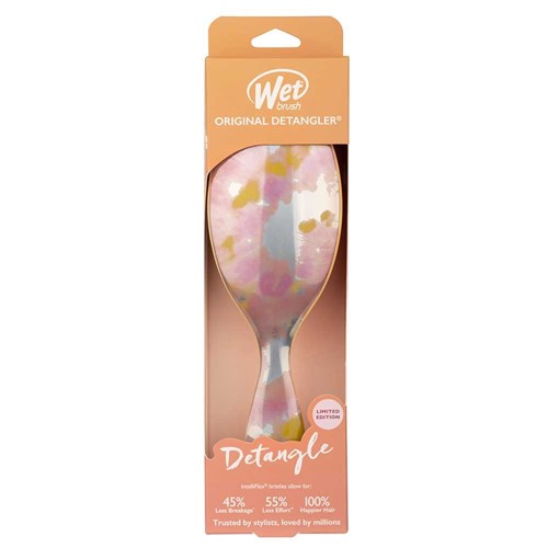 WetBrush Watercolour Tie Dye Detangler Peach