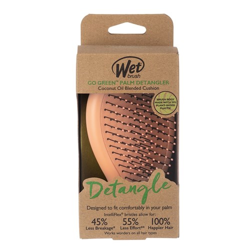 WetBrush Go Green Palm Detangler Orange