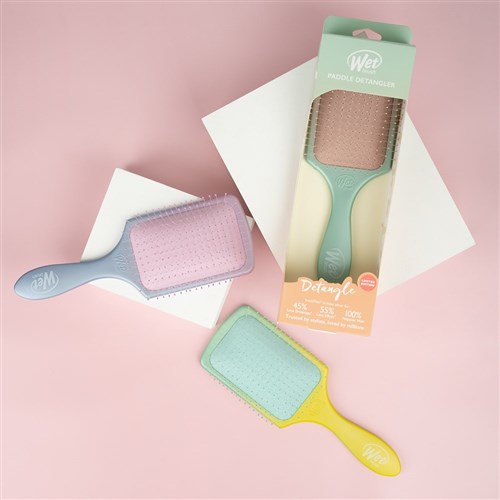 WetBrush Feel Good Ombre Paddle Detangler Seafoam